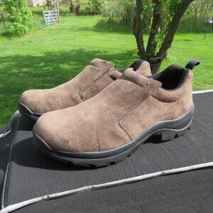 Men's Wild Boar Suede Mocs sz10